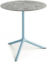 Стол ламинированный обеденный Scab Design Tripe Maxi сталь, компакт-ламинат HPL голубой, зернистый Фото 1