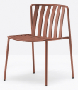 Стул металлический PEDRALI Coney сталь терракотовый Фото 1