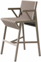 Стул барный металлический с подушкой Kettal Vieques алюминий, акрил Фото 4