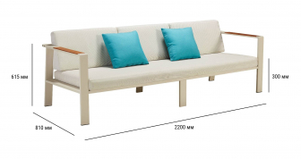 Диван трехместный с подушками-thumbs-Фото3