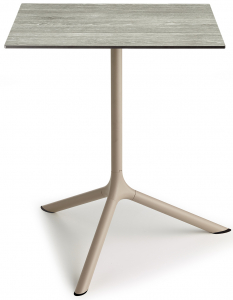 Стол ламинированный обеденный складной Scab Design Tripe Maxi Folding сталь, компакт-ламинат HPL тортора, состаренный серый дуб Фото 5