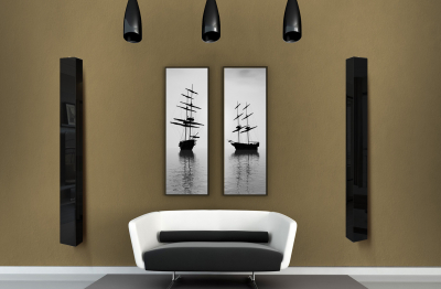 Поворотный зеркальный шкаф Shelf.On Iglu Glossy металл белый Фото 1