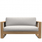 Диван двухместный с подушками JANUS et Cie Matisse Teak тик, акрил натуральный Фото 3