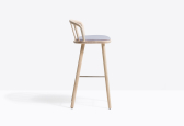 Стул барный с обивкой PEDRALI Nym ясень, сталь, ткань Фото 6
