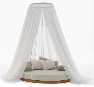 Лаунж-диван с балдахином Rever Planet сталь, фанера мультистрато, ткань Фото 1