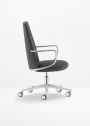 Кресло офисное на колесах PEDRALI Elinor алюминий, ткань, пенополиуретан Фото 21