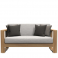Диван двухместный с подушками JANUS et Cie Matisse Teak тик, акрил натуральный Фото 6