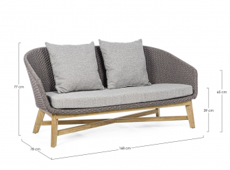 Диван плетеный с подушками-thumbs-Фото3