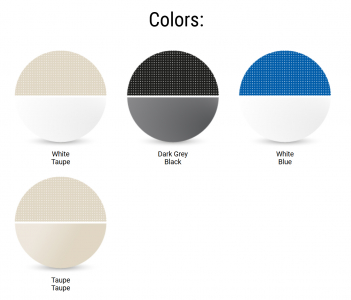 Шезлонг-лежак пластиковый Siesta Contract Rio Pro стеклопластик, текстилен белый, бежевый Фото 3