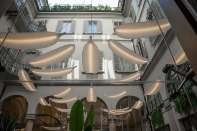 Светильник пластиковый подвесной SLIDE Banana Leaf полиэтилен Фото 11