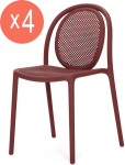 Комплект пластиковых стульев Remind Set 4