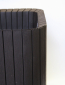 Кашпо пластиковое Keter Cube Planter L полипропилен коричневый Фото 4