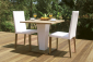 Стул плетеный Giardino Di Legno Fiji тик, искусственный ротанг белый Фото 4
