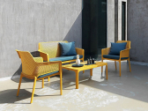 Комплект пластиковой мебели Nardi Net Relax стеклопластик горчичный Фото 3