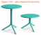 Стол пластиковый обеденный Nardi Spritz + Spritz Mini стеклопластик ментоловый Фото 2