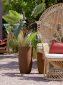 Лаунж-кресло плетеное Garden Relax Peacock искусственный ротанг, лоза, хлопок, полиэстер натуральный, белый Фото 10