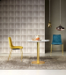 Стул с обивкой Scab Design Zebra Pop 4 legs  сталь, поликарбонат, ткань сатинированная латунь, желтый Фото 7