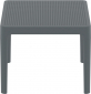 Столик пластиковый журнальный Siesta Contract Sky Side Table пластик темно-серый Фото 6