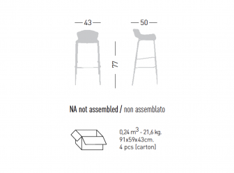 Стул пластиковый барный-thumbs-Фото3