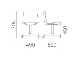 Стул офисный на колесах-thumbs-Фото3