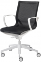 Кресло компьютерное Kastel Key Line алюминий, полипропилен, полиэстер, полиамид, ткань белый, черный Фото 1