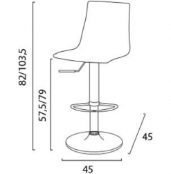 Стул пластиковый барный-thumbs-Фото3