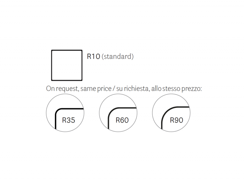 Столешница квадратная Solid Laminate
