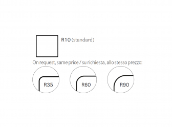 Столешница квадратная Solid Laminate