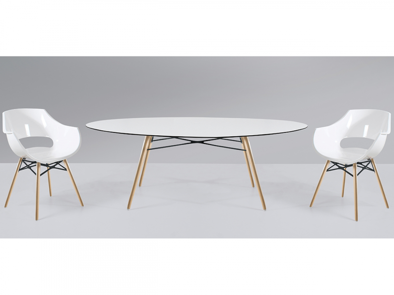 Кресло пластиковое Opal Wox Beech