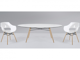 Кресло пластиковое Opal Wox Beech
