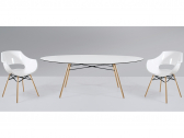 Кресло пластиковое Opal Wox Beech
