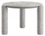 Столик кофейный каменный SNOC Lorvain Silver M песчаник, алюминий, камень серебряный, светло-серый Фото 1
