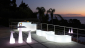 Табурет пластиковый барный светящийся SLIDE Voila Lighting полиэтилен белый Фото 5