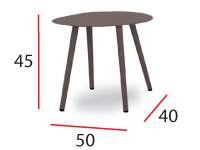 Столик металлический журнальный-thumbs-Фото3