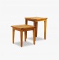 Столик деревянный кофейный Tagliamento Side Table ироко Фото 3