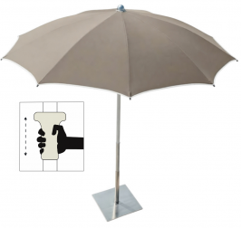 Зонт пляжный профессиональный Ø2.4 м-thumbs-Фото1