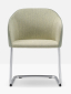 Кресло с мягкой обивкой PEDRALI Laja 2 сталь, ткань хромированный Фото 8