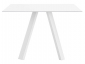 Стол обеденный PEDRALI Arki-Table Outdoor сталь, компакт-ламинат HPL белый Фото 1