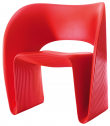 Кресло пластиковое Magis Raviolo полиэтилен красный Фото 1