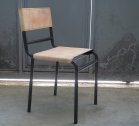 Стул с обивкой Proiezione Proiezione сталь, кожа Фото 15