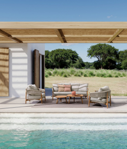 Комплект кофейных столиков Garden Relax Garita тик натуральный Фото 7