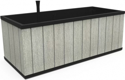 Кашпо-грядка пластиковое Keter Sequoia Duotech  Large полипропилен коричневато-серы Фото 1