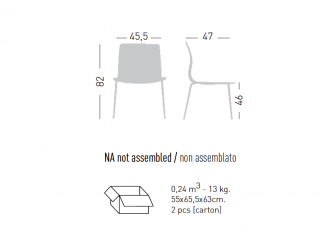 Стул на металлокаркасе с обивкой-thumbs-Фото3