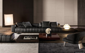 Диван модульный мягкий Minotti Freeman Tailor алюминий, ткань Фото 12