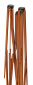 Зонт профессиональный двухкупольный 2.9х6.3 м Scolaro Galaxia Dual T Timber алюминий, акрил имитация ироко, серебристо-серый Фото 2