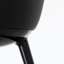 Кресло дизайнерское с обивкой Magis Cyborg Lord поликарбонат, пенополиуретан, натуральная кожа черный Фото 8