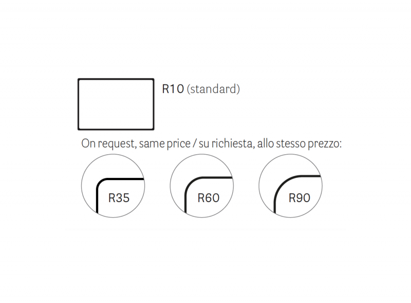 Столешница прямоугольная Solid Laminate