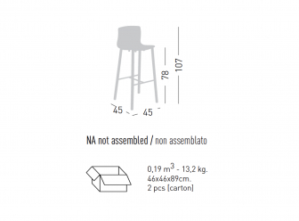 Стул пластиковый барный-thumbs-Фото3