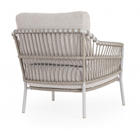 Кресло лаунж плетеное с подушками-thumbs-Фото3