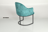 Кресло металлическое с обивкой Caris Hernes металл, фанера, ткань Фото 12